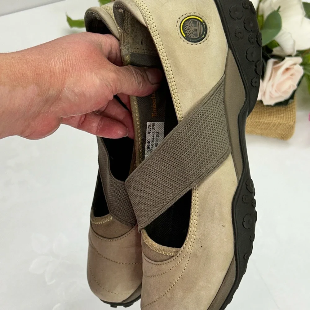 Comfort Mary Jane Slip-On Shoes - Taupe - Picture 3 of 7